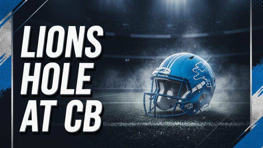 Sudden Lions CB Hole After Terrion Arnold Release Sudden Lions CB Hole After Terrion Arnold Release