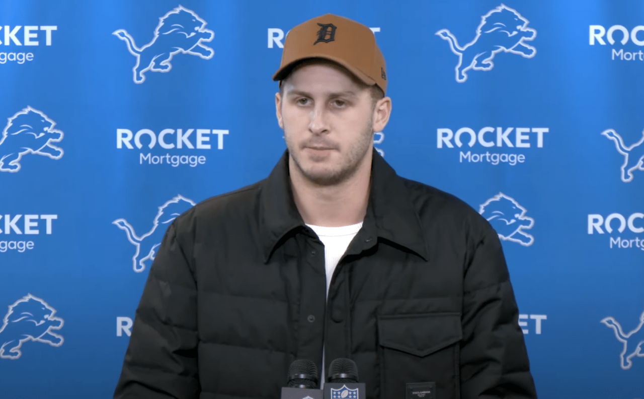 Jared Goff thanks Detroit Lions fans Jared Goff has blunt warning Jared Goff has message